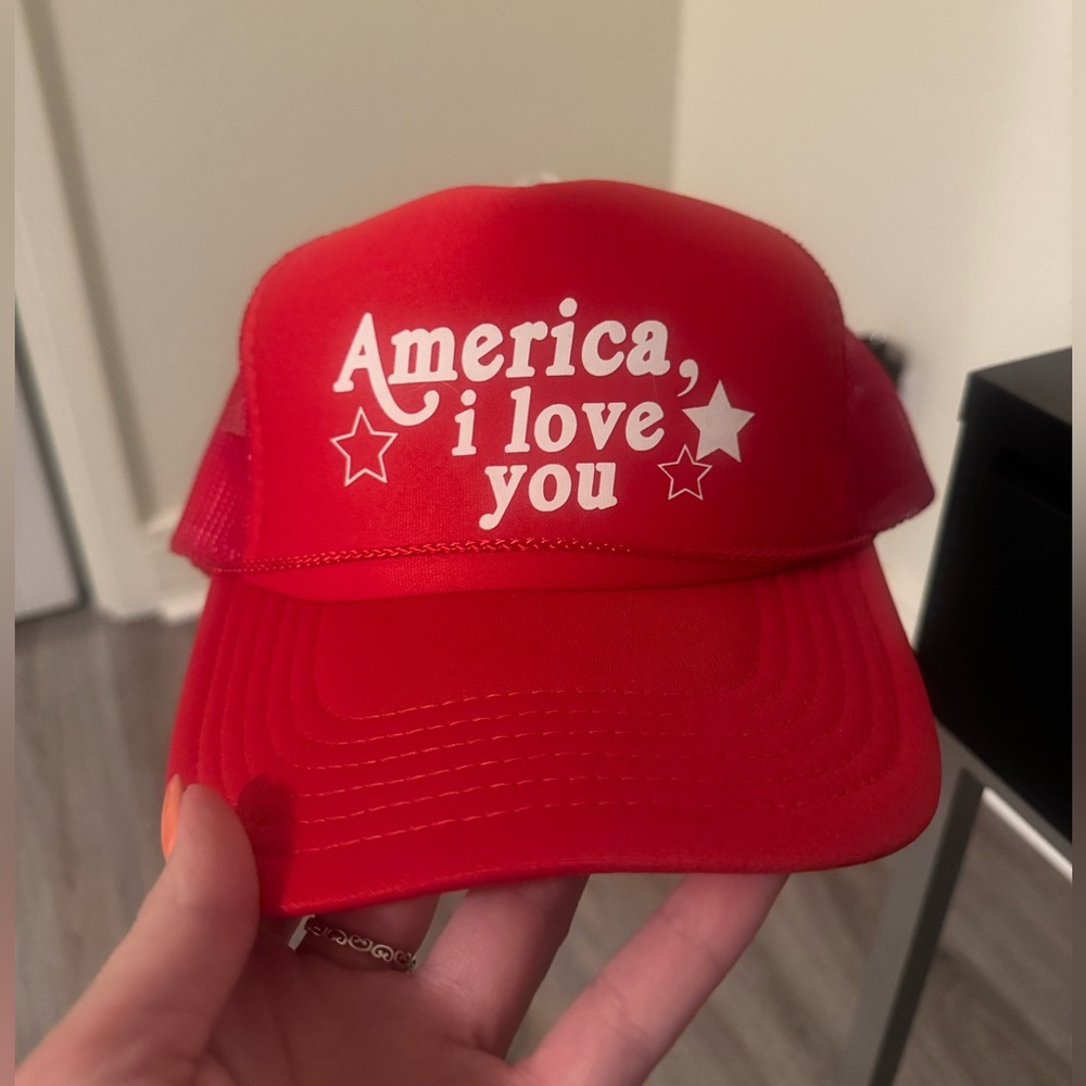 America I love you trucker hat